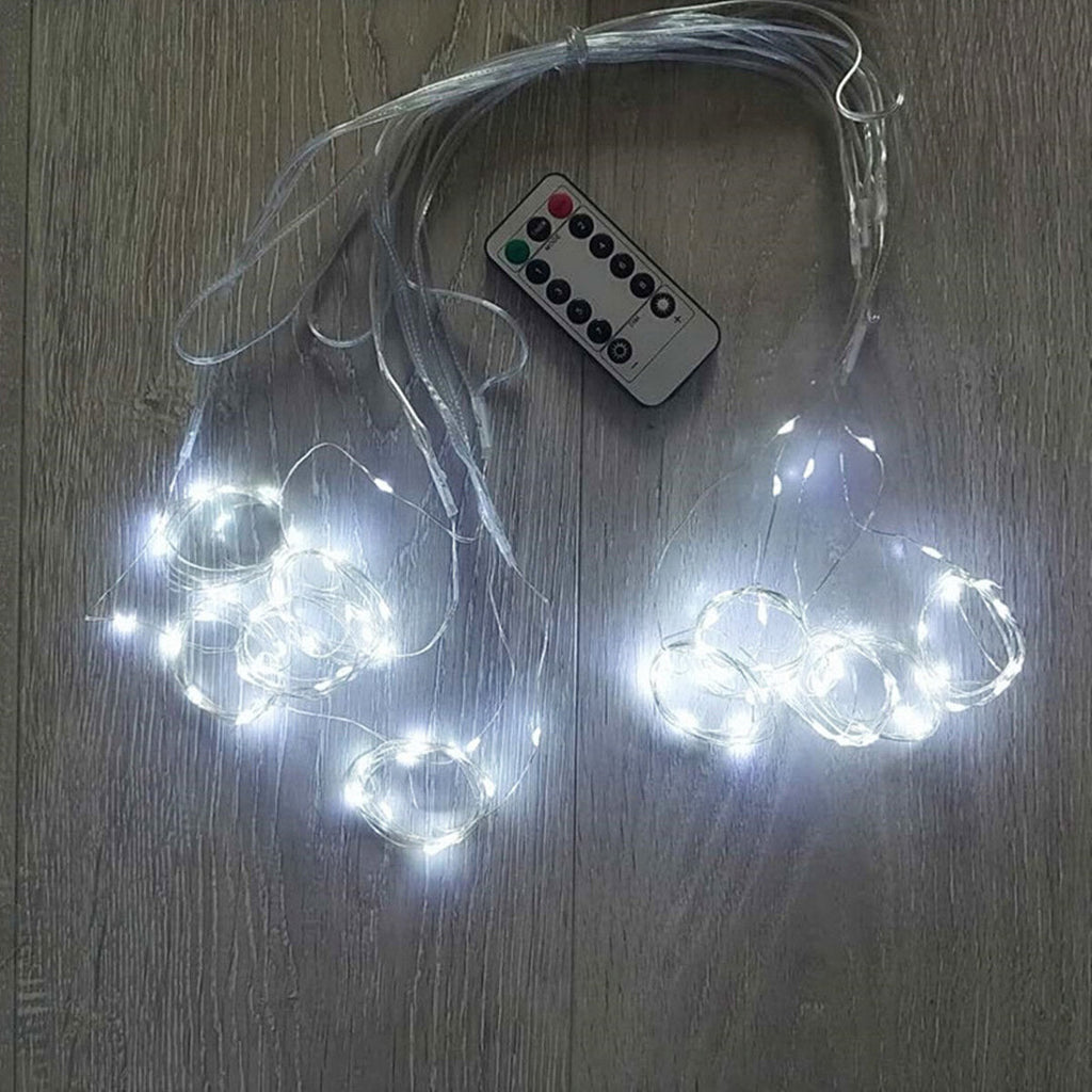 Waterproof 300 LED Curtain Lights String Fairy Light Birthday Wedding Home Decor