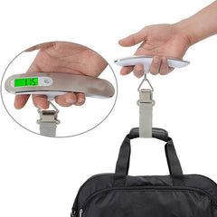 110lb/50kg Digital Portable Luggage Hanging Suitcase Scale with 4 Units