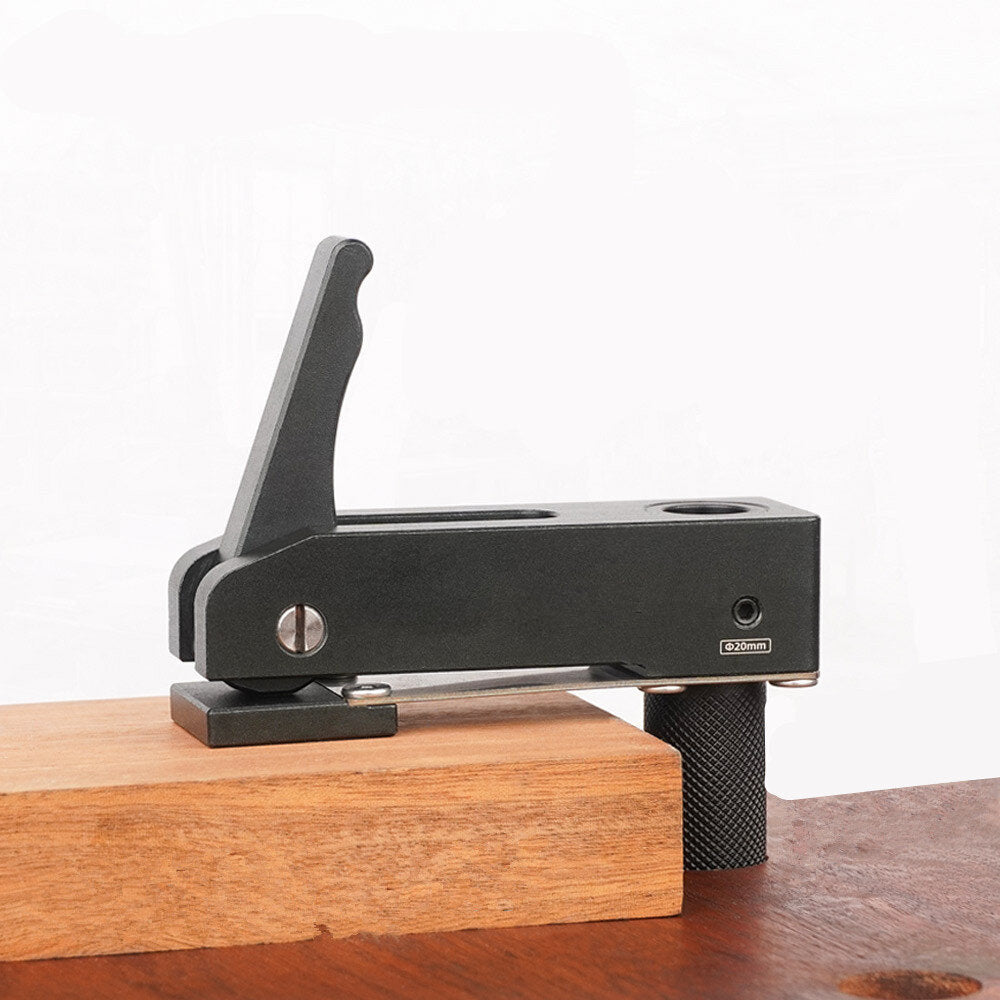 Aluminum Alloy Woodworking Hold Down Clamp for Quick Manual Pressing - Adjustable Desktop Presser, 60mm Max Clamping