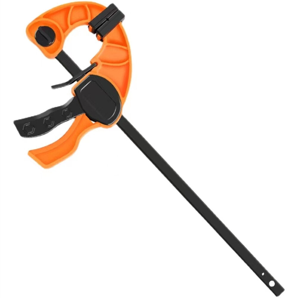 6-Inch Ratcheting F Clamp with Nylon Jaws, 160mm Clamping Capacity, Strong & Lightweight, 1 or 2 PCS Options