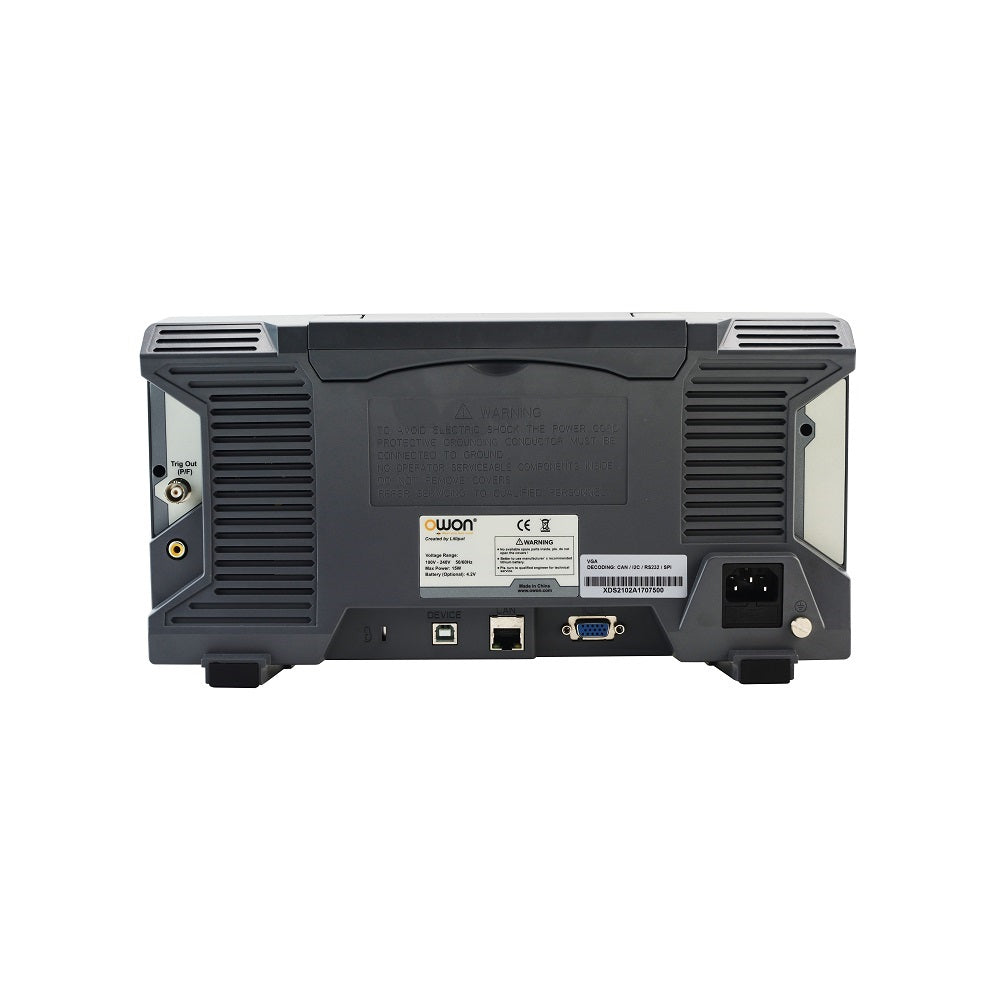 100MHz Digital Storage Oscilloscope, 2 Channels, 12-Bit Resolution, 1GS/s Sampling & 8-Inch LCD Display