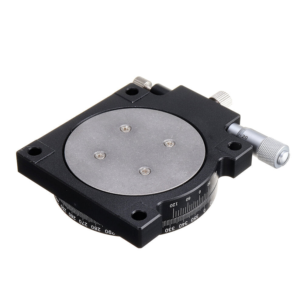RS60-L RS60-R 60mm R Axis Manual Rotating Platform Sliding Stage Precision Bearing Linear Stage