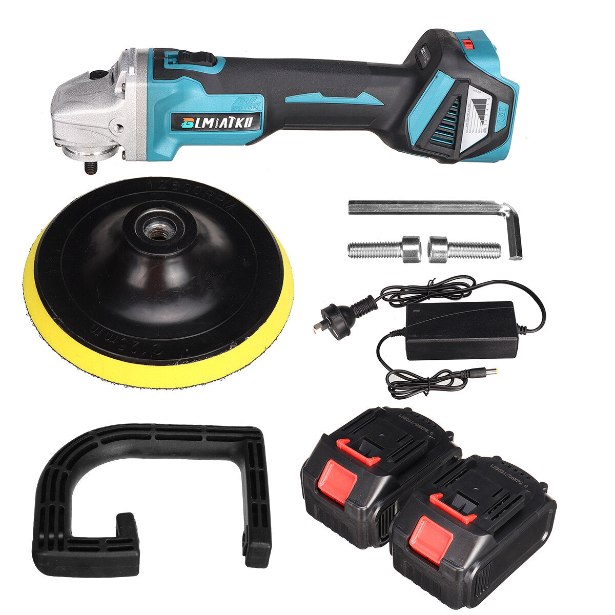 1600W 6 Gears Brushless Electric Polishing Machine Wireless Car Polisher Rechargeable Sanding Tools with/without Battery