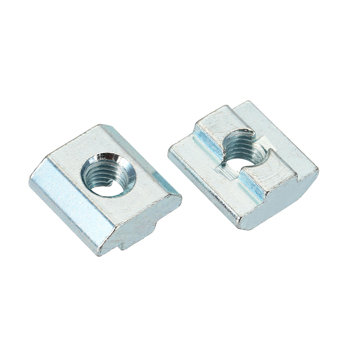 20pcs M8 Zinc Plate Coated T Sliding Nut for 4040 Series Alumunium Profiles