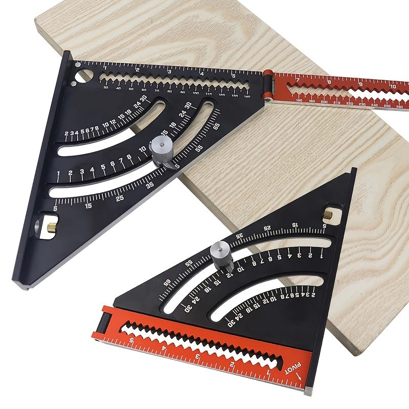 Multi-Function Foldable Triangle Ruler Square Protractor Marking Measuring Tools