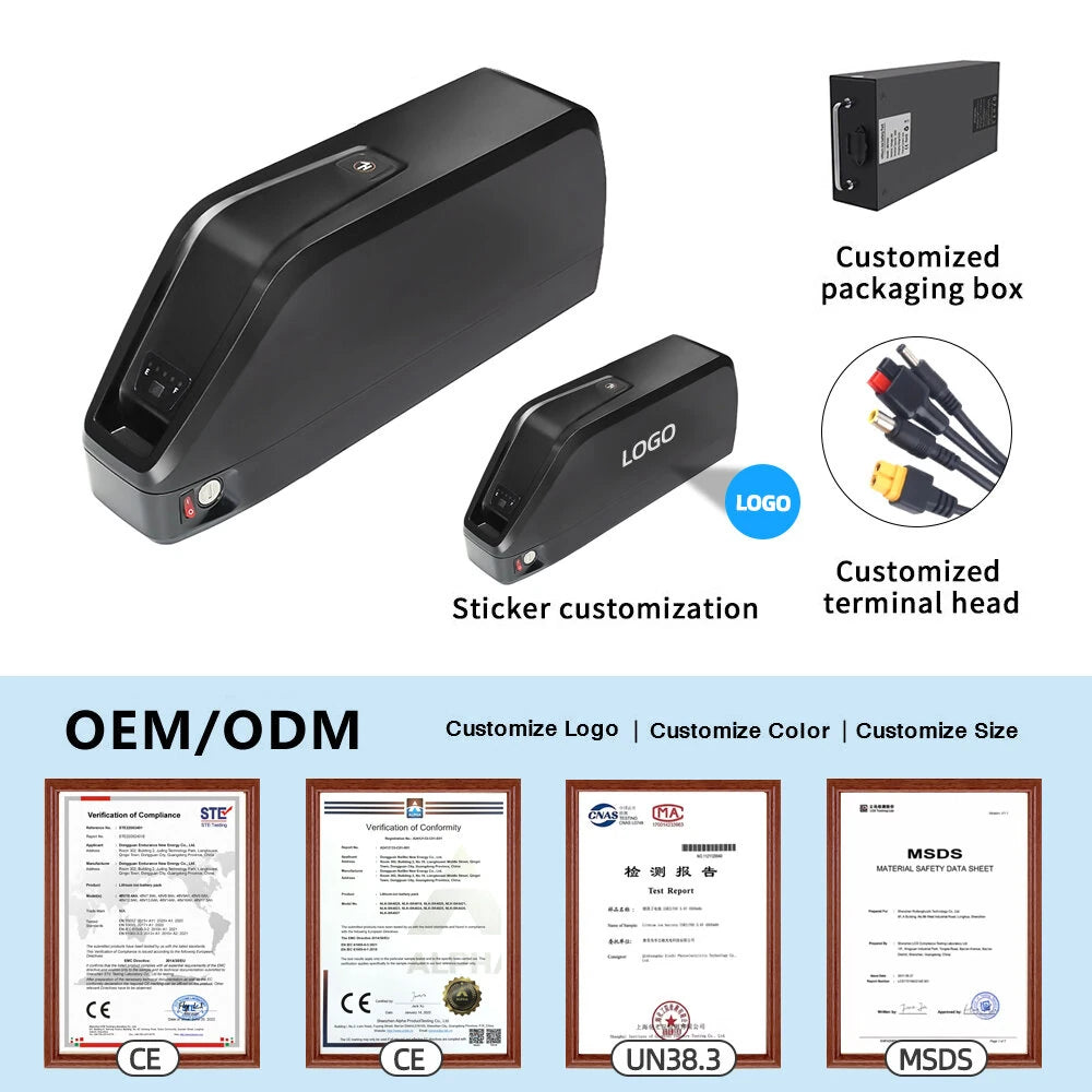 48V 30Ah E-bike Battery, Premium LG Cells, 5-Pin Base, 4A Fast Charge Electric Bicycle Battery for DOUTTS DEEPOWER JANSNO, etc