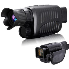 1080P HD Night Vision Monocular, 5X Zoom, 300m Infrared Camera, IPX4 Waterproof, Outdoor Hunting Telescope
