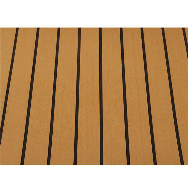 90x230cm Self-Adhesive EVA 6mm Faux Foam Teak Sheet Boat Decking