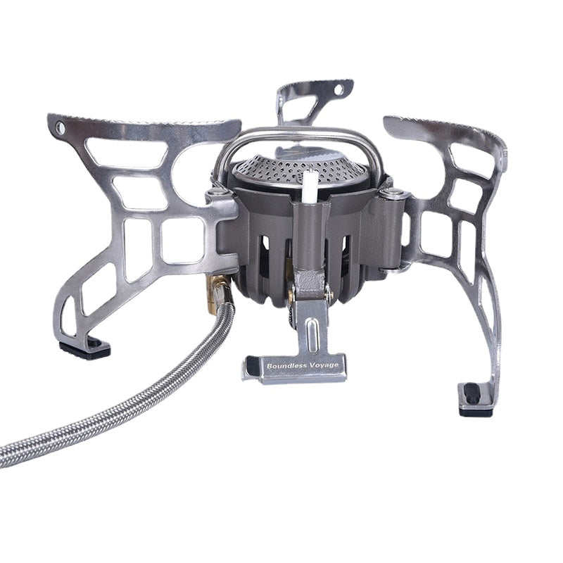 High Power Gas Stove Outdoor Foldable Cooking Kit Camping Food Cooker Portable Lightweight Camp Stove