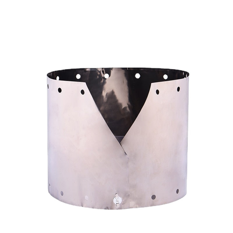 Titanium Ultra-light Wind Shield For Gas-burner Alcohol Stove Portable Folding Camping Equipment Outdoor Cooking Guard