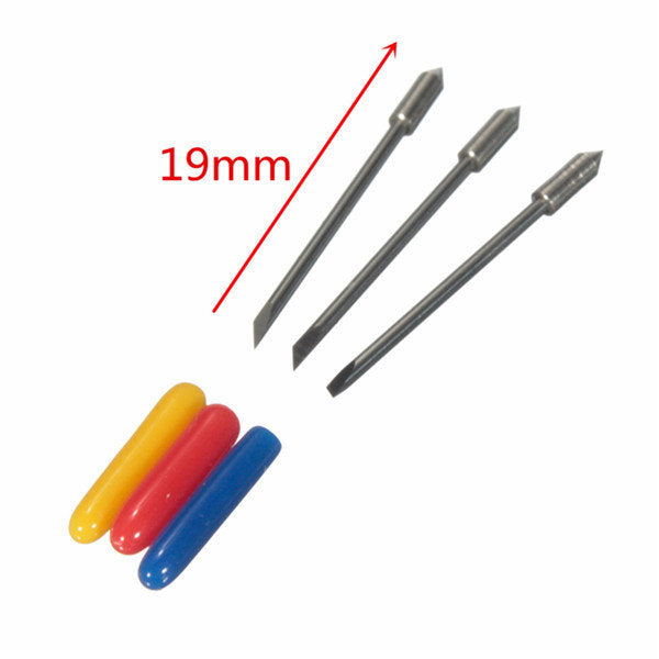 Graphtec Blade Holder with 15pcs 30 45 60 Degree Cutting Blades