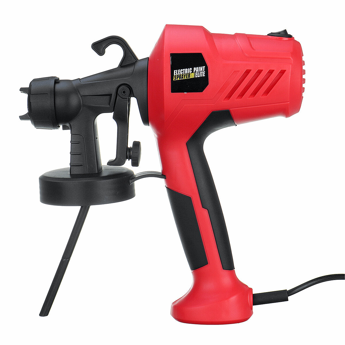 800W Electric Paint Spray Guns Airless Handheld Sprayer Machine Kit Air W/ 4 Nozzles