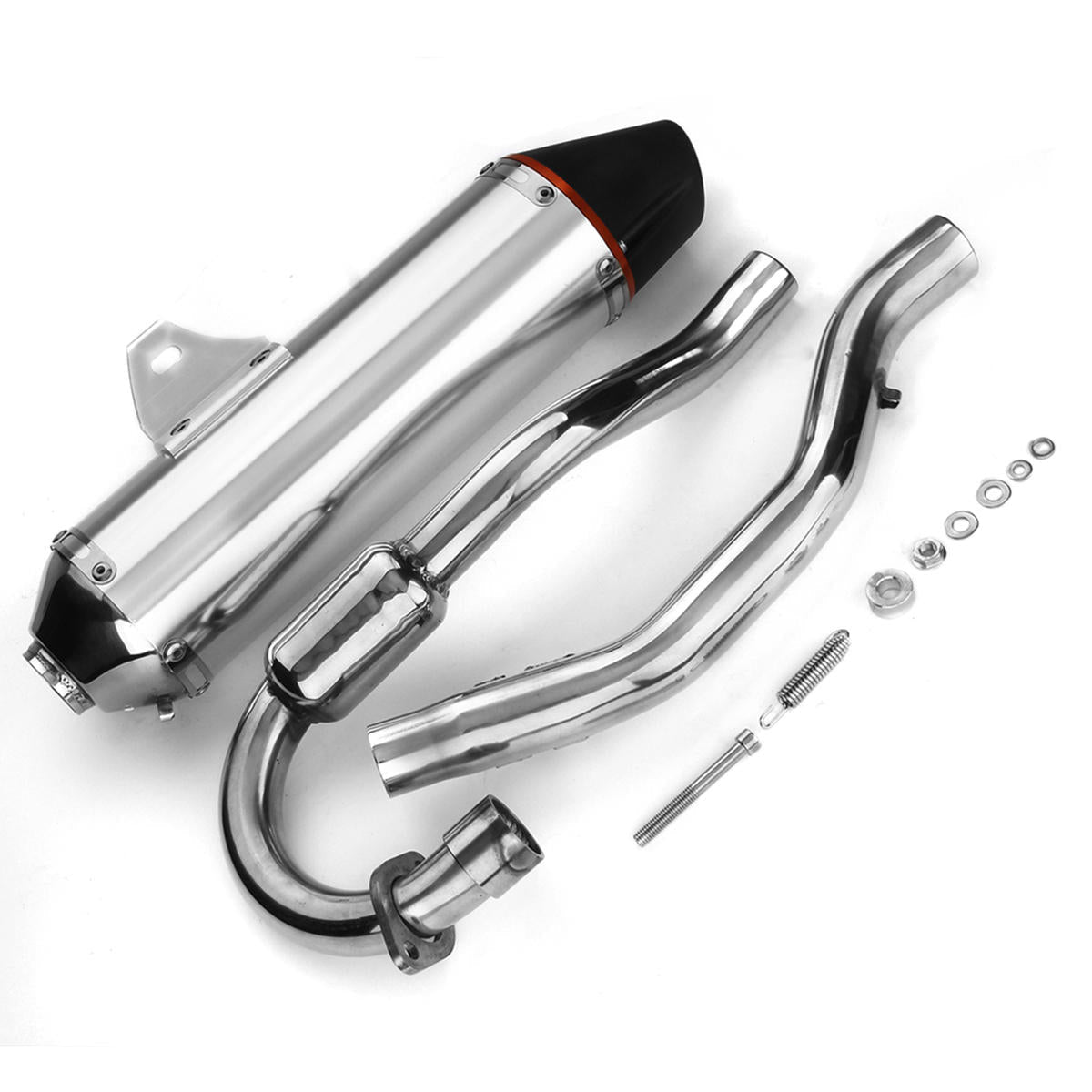 Motorcycle Aluminum Exhaust Muffler Slip-On System Pipe For Honda CRF 150F 230F 03-16
