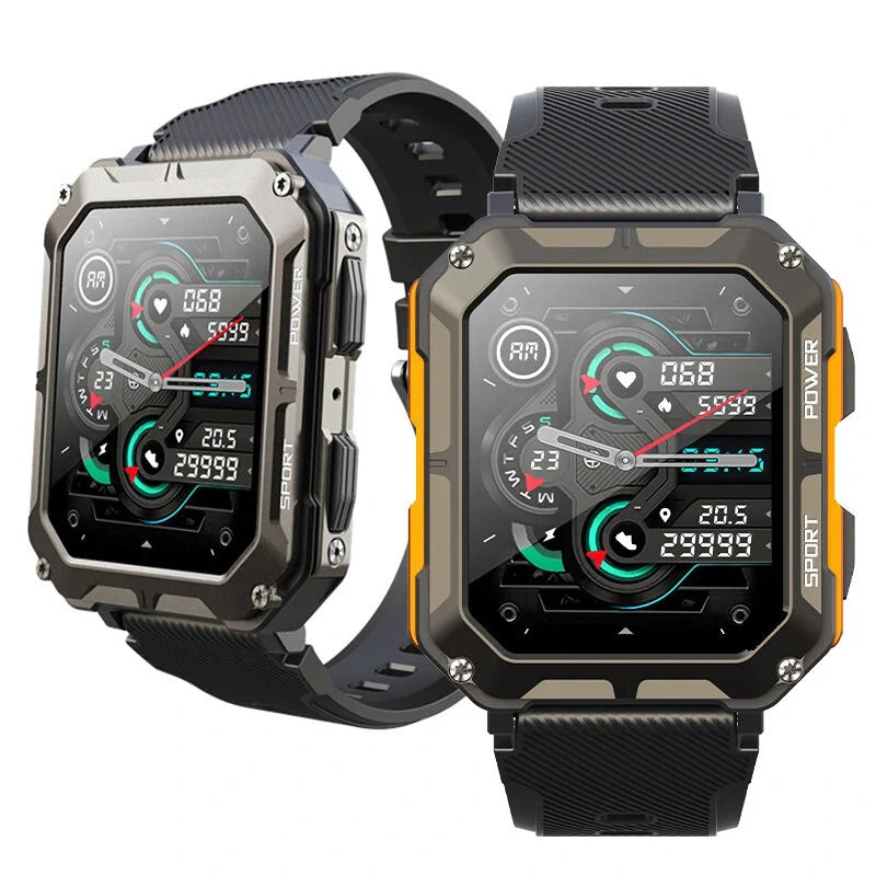 1.83" HD Smart Watch 8763EWE - Bluetooth Call, Heart Rate, Blood Pressure, Sleep Monitor, Multi-Sport, Music, IP68 Waterproof