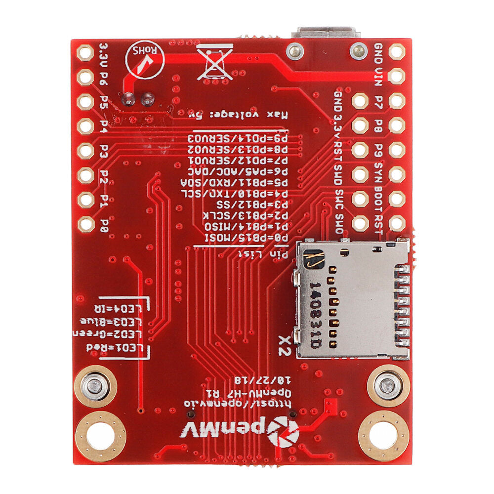 pyAI- OpenMV 4 H7 Development Board Cam Camera Module AI Artificial Intelligence Python Learning Kit 01Studio for Arduino