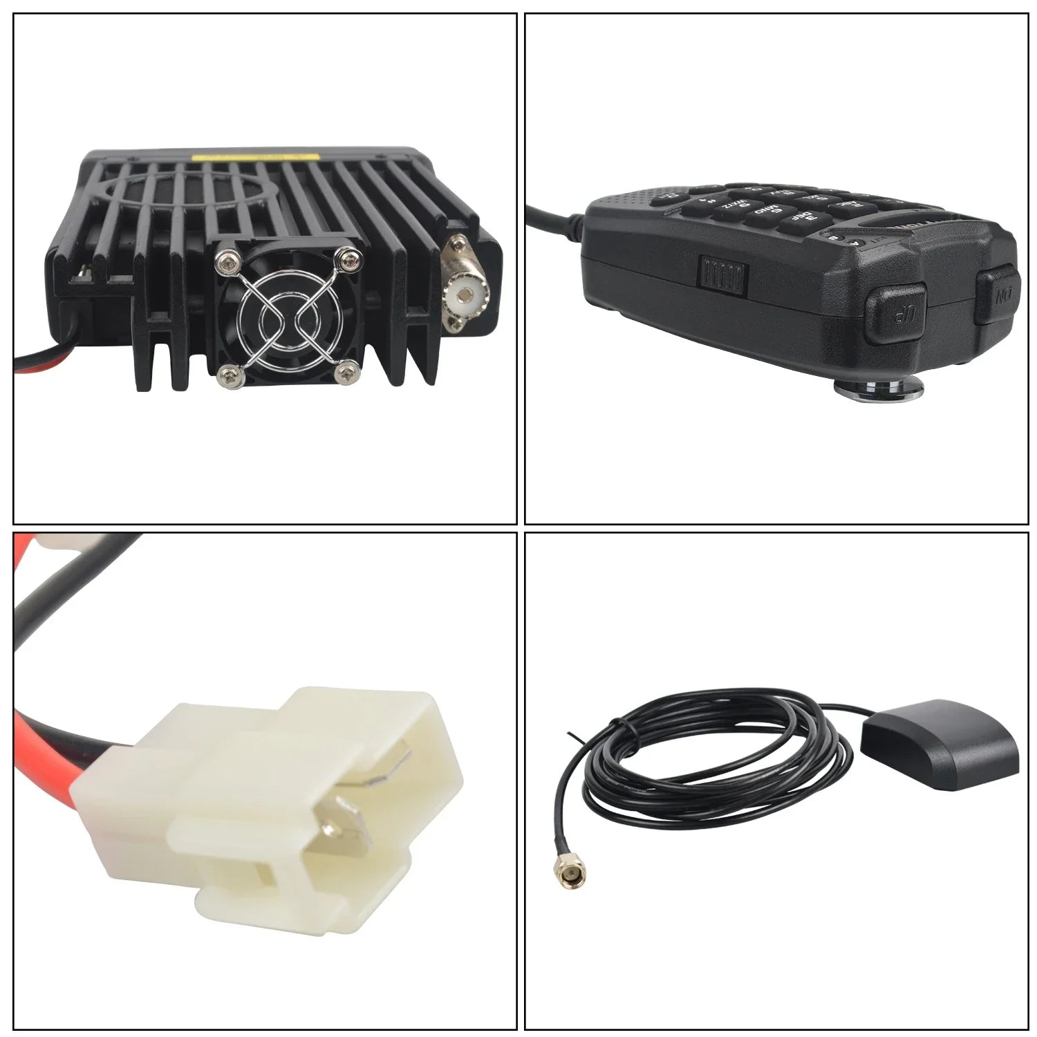 Plus VHF UHF Air Band Receive GPS APRS bluetooth PTT DMR Digital Repeater Function FM Mobile Radio AES256