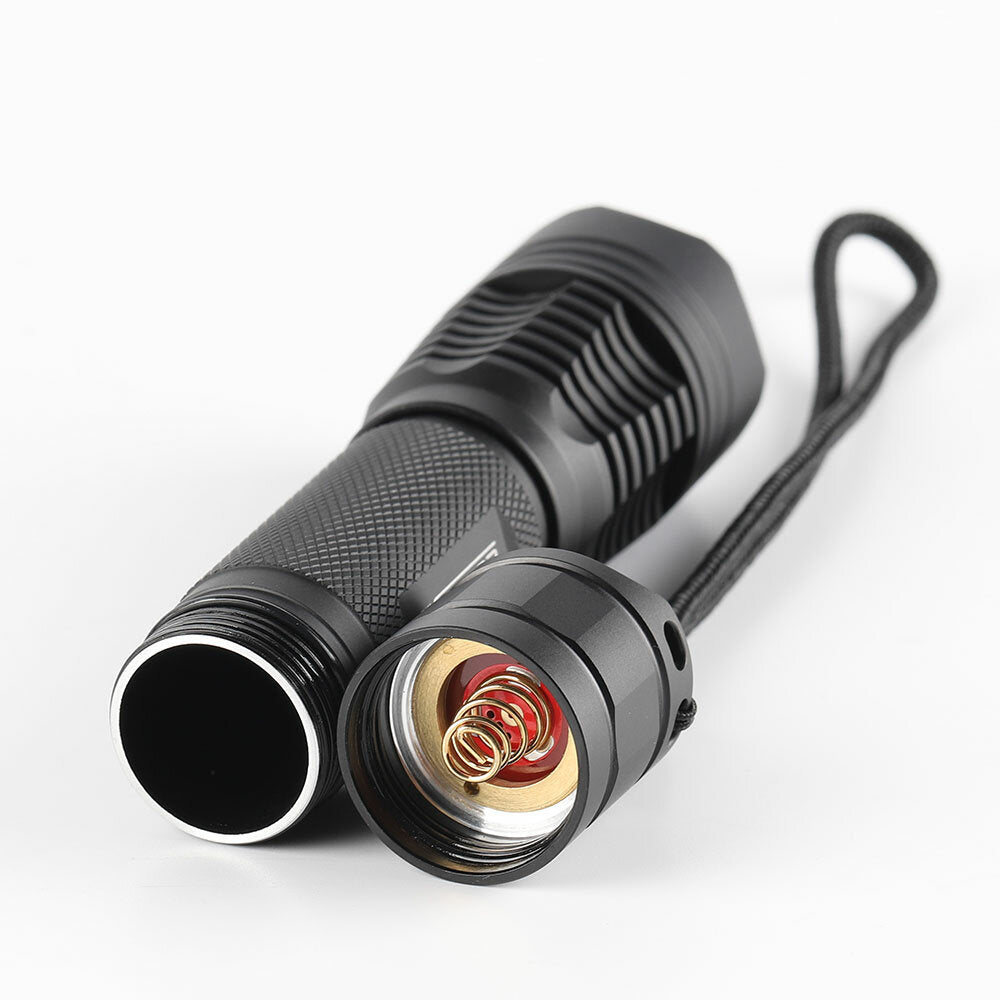 Strong Tactical Flashlight with GT FC40 High CRI LED Super Bright Torch for Outdoor Hunting Camping