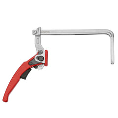 Quick Ratchet Track Saw Guide Rail Clamp for MFT Table - Fits Most Brands, 220kg Clamping Force, Durable Design