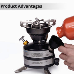 mini liquid fuel camping gasoline stoves and portable outdoor stove kerosene burners