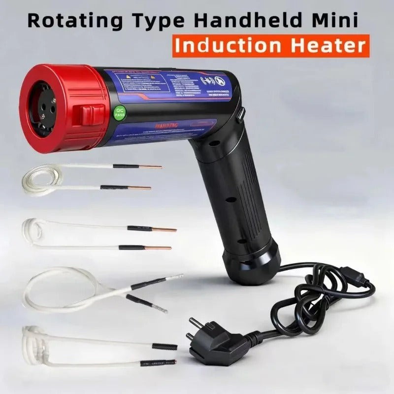 Greenzech ProHeat™ 1700W Magnetic Induction Heater Kit | Flameless Rusted Bolt Remover | with 4 Coils & Case