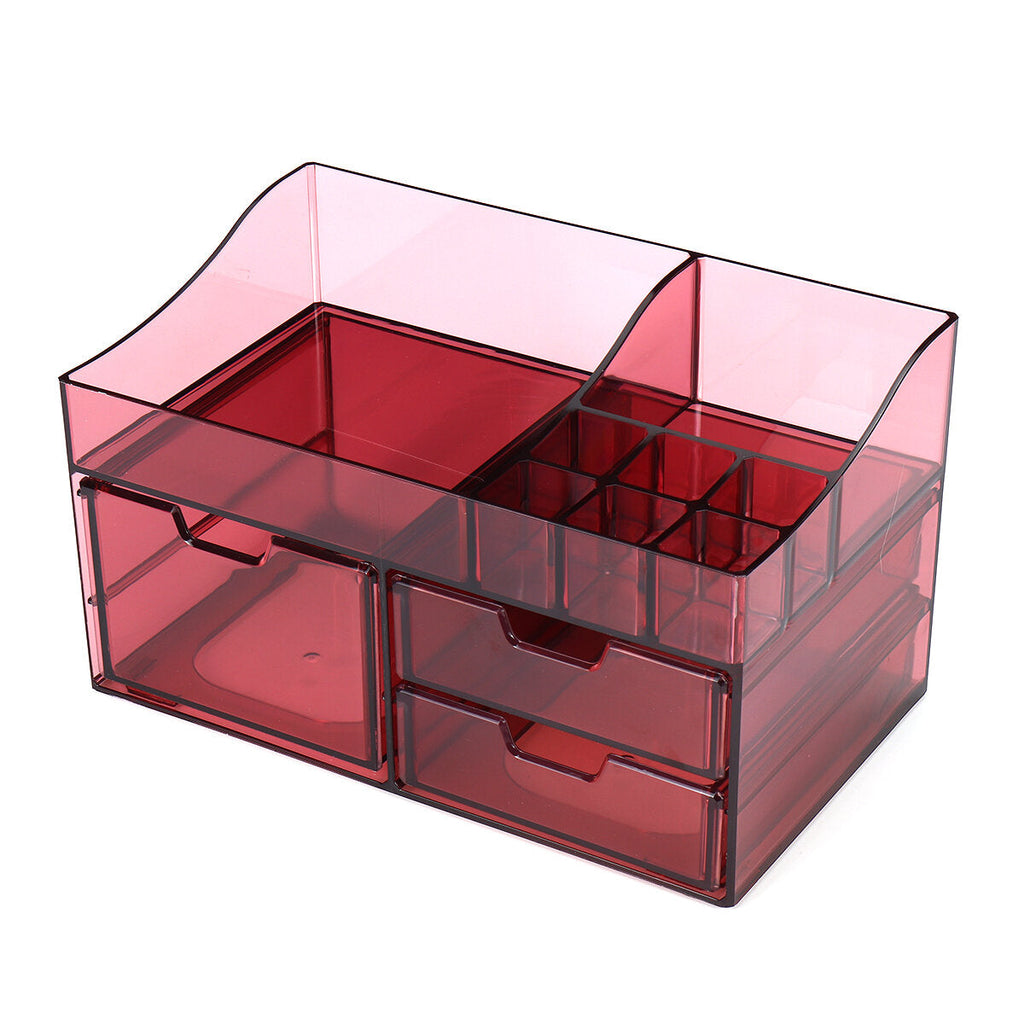 Acrylic Cosmetic Organizer Transparent Storage Box All In One