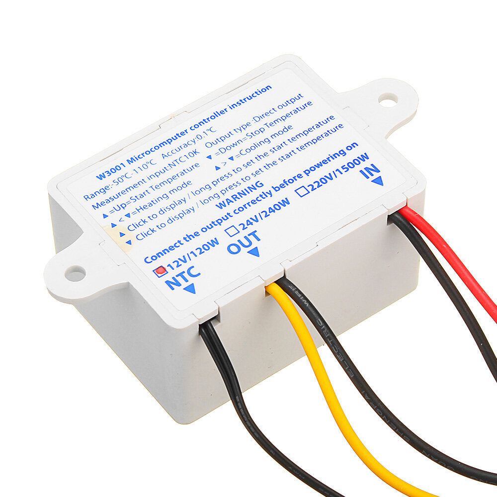 AC220V Microcomputer Digital Temperature Controller Thermostat Temperature Control Switch With Display