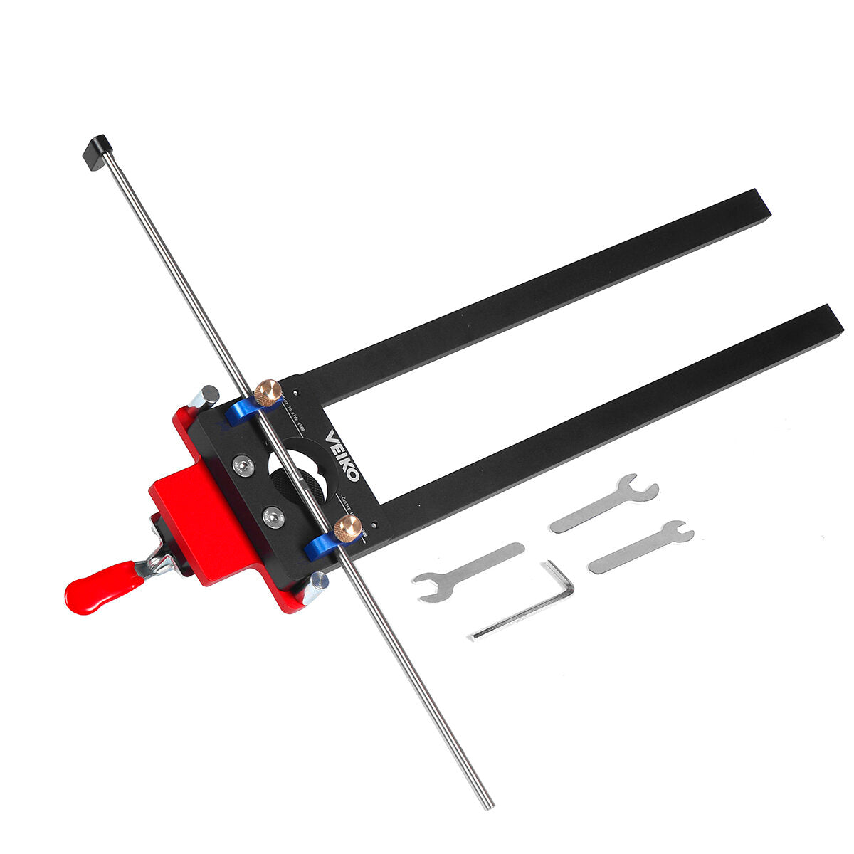 Aluminum Alloy Drawer Slide Jig with Adjustable Clamp for Woodworking Cabinet Drawer Slide Install