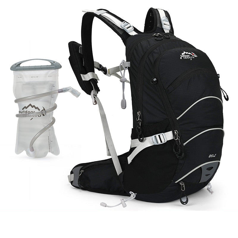 20 liters outdoor sports bag waterproof camping hiking with rain cover