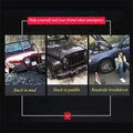 Electric Winch 4500LBS 12V Motorized Steel Cable Wireless Remote Offroad Recovery Heavy Duty Puller Snow Mud Towing Self Recovery
