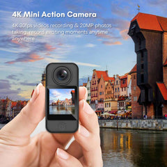 Advanced 4K 30FPS 5G WiFi Sports Cam - 1.33" Touch, 154° Wide, 6-Axis Gyro, 30M Waterproof Night Vision