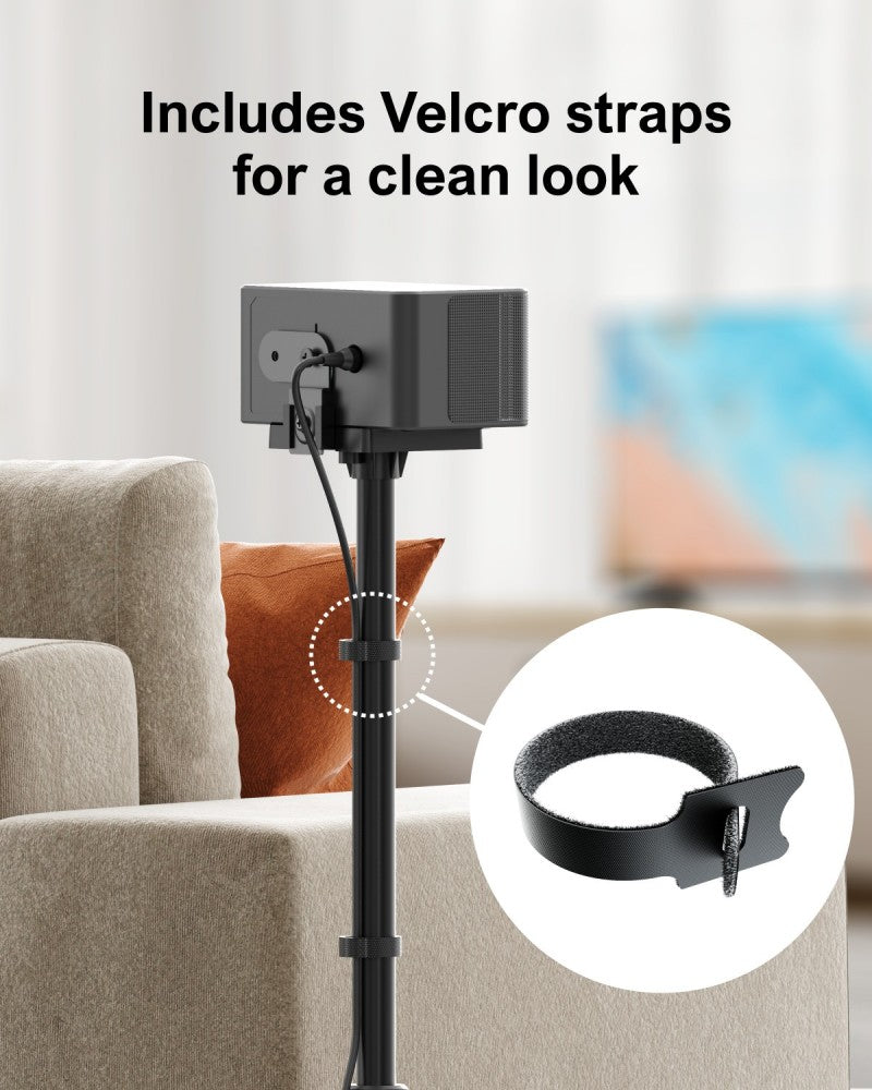 410W 7.1CH Soundbar with 2x Steady 300 Stands Virtual Surround Sound System with 4 Wired Surround Speakers and 6.5" Wireless Subwoofer Home Theater SurroundX Soundbar Subwoofer with 2x Pairs of Steady 300 Surround Speaker Stands