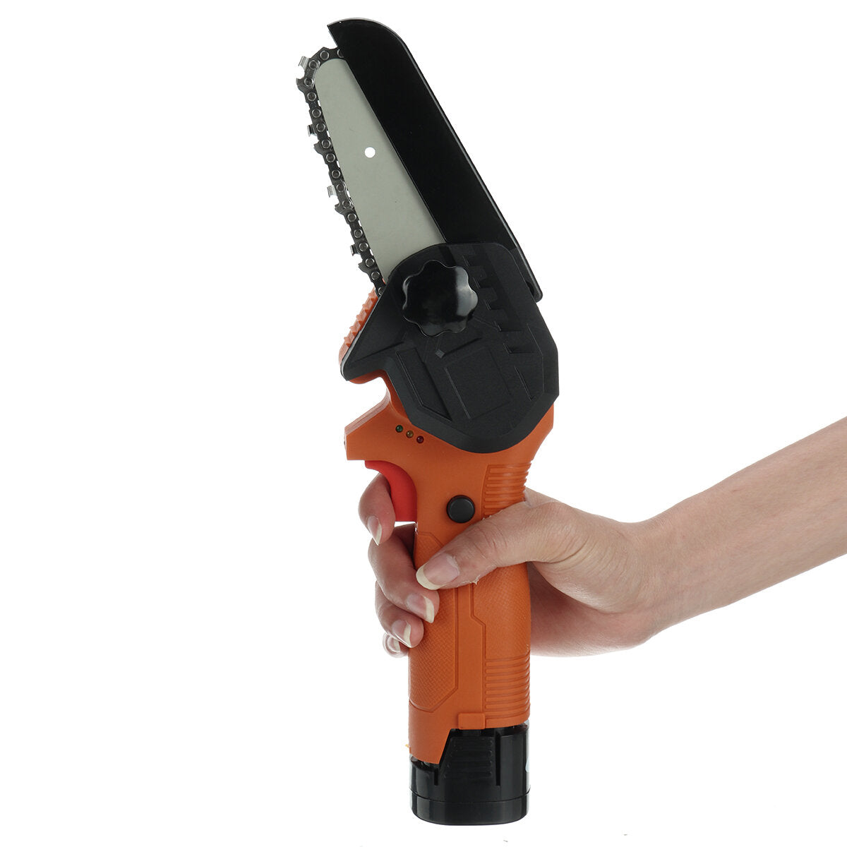 4 Inch Mini Rechargable Chainsaw 18V One-Hand Electric Chain Saw Wood Pruning Shears
