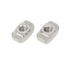 50pcs M5 T Sliding Nut Block for 3030 Aluminum Profile Zinc Coated Plate Aluminum Accessories
