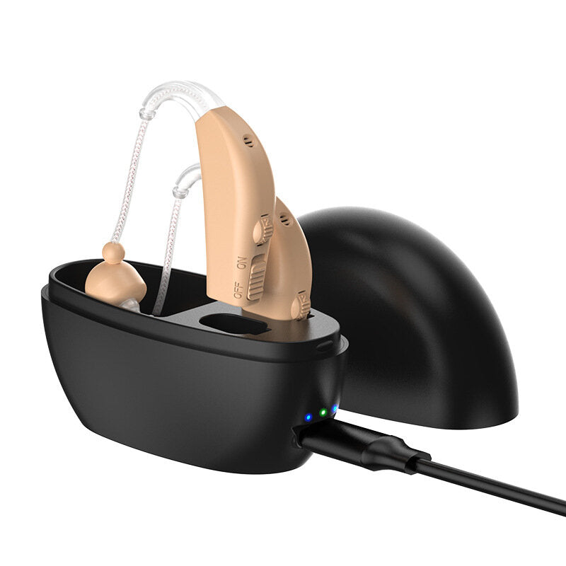 Mini Portable Hearing Aid Noise Reduction Volume Adjustment Ear Sound Amplifier Low Power Non-toxic Hearing Aids