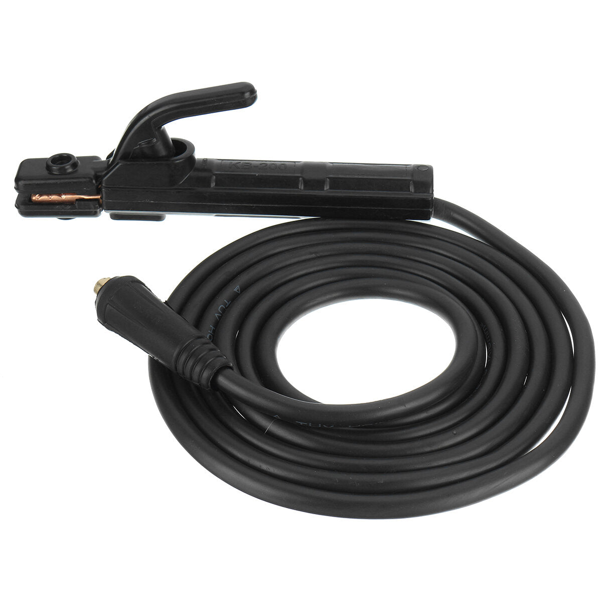 200A Groud Welding Earth Clamp Clip Set Holder Line for MIG TIG ARC Welder 3M Cable 10-25 Plug