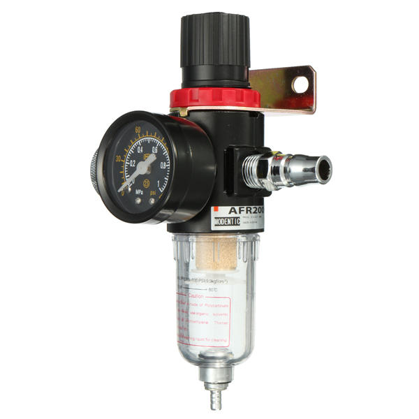 1/4 inch Air Compressor Regulator Pressure Gauge Moisture Filter Device