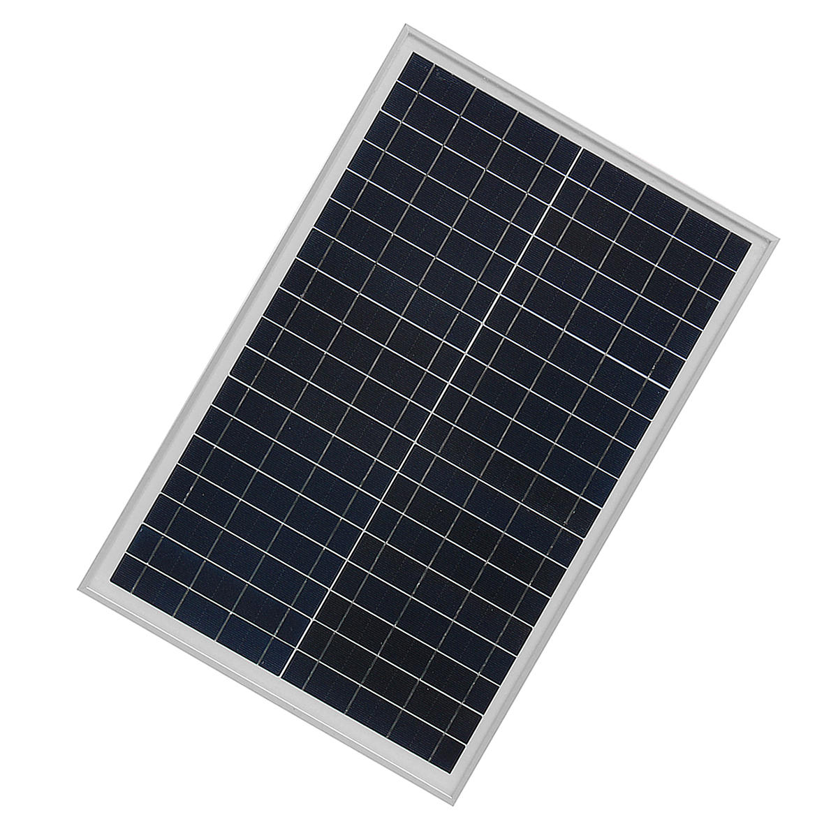 25W 18V Black/Silver 525*350*25mm Monocrystalline Silicon Solar Panel