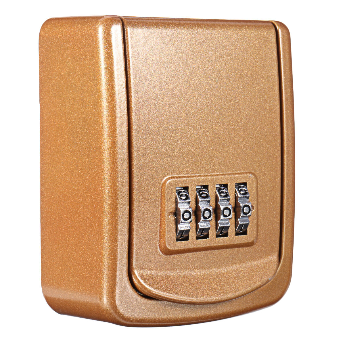 4 Digit Wall Mountable Combination Lock Key Storage Safe Security Money Box Bank