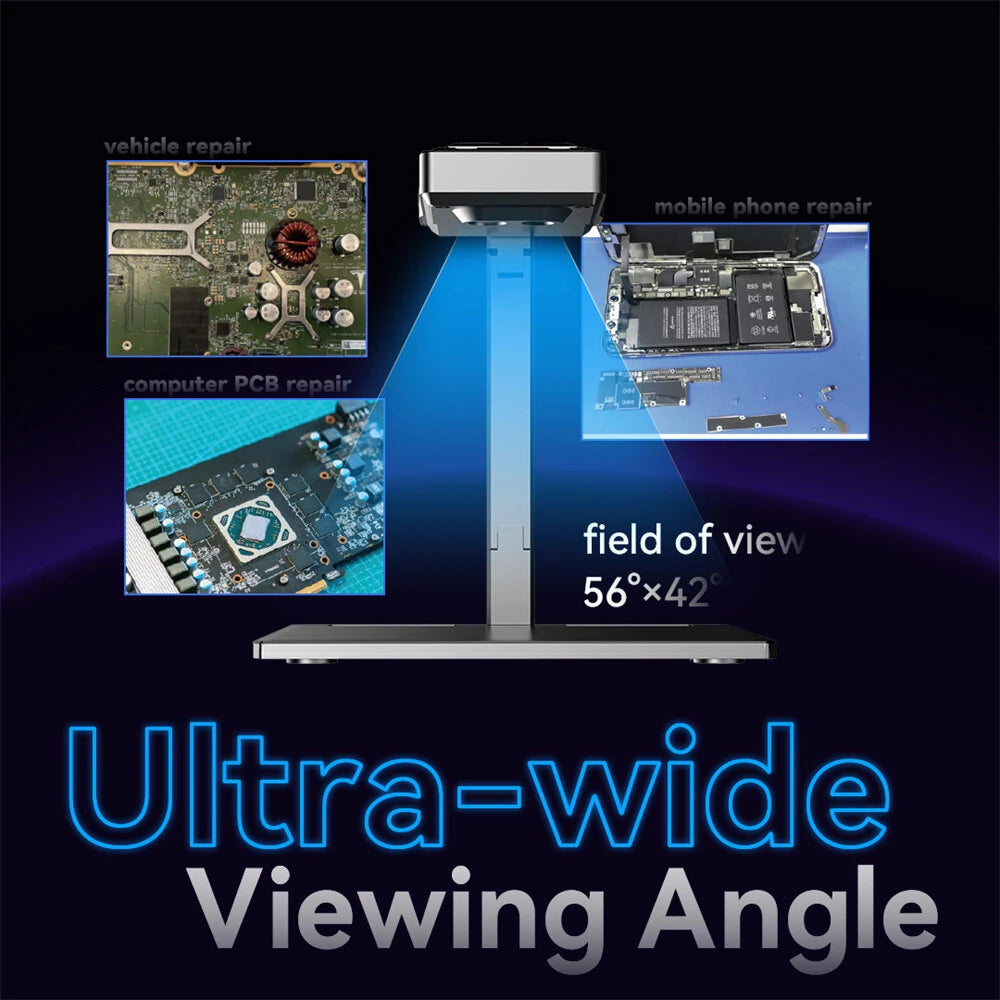 GreenZech Pro-Circuit 4K | 4K Ultra-HD Visual & 256x192 Thermal Diagnostic Station | Professional PCB Troubleshooting Station
