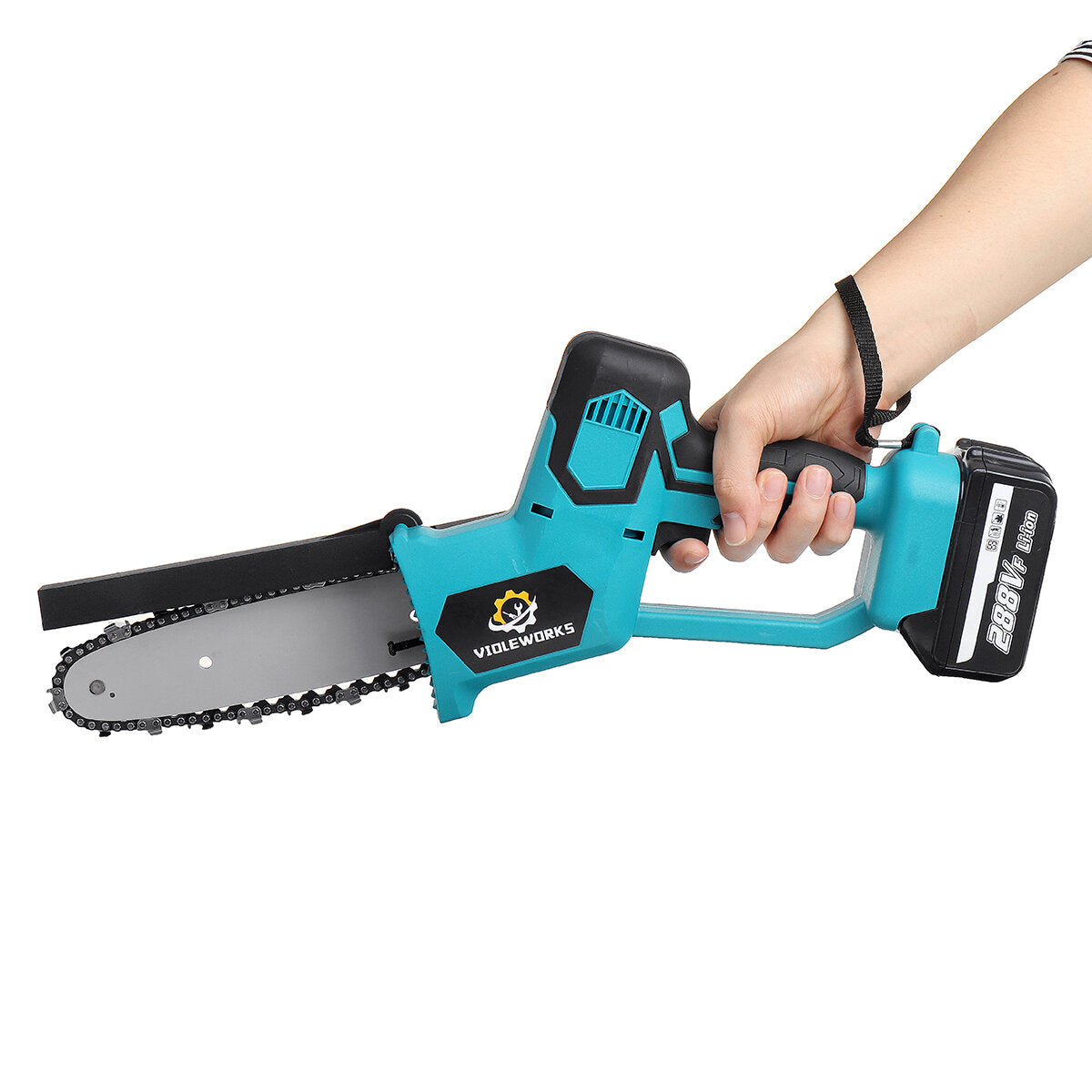 8 Inch Cordless Electric Chainsaws One-Hand Saw Chain Saw Woodworking Tool