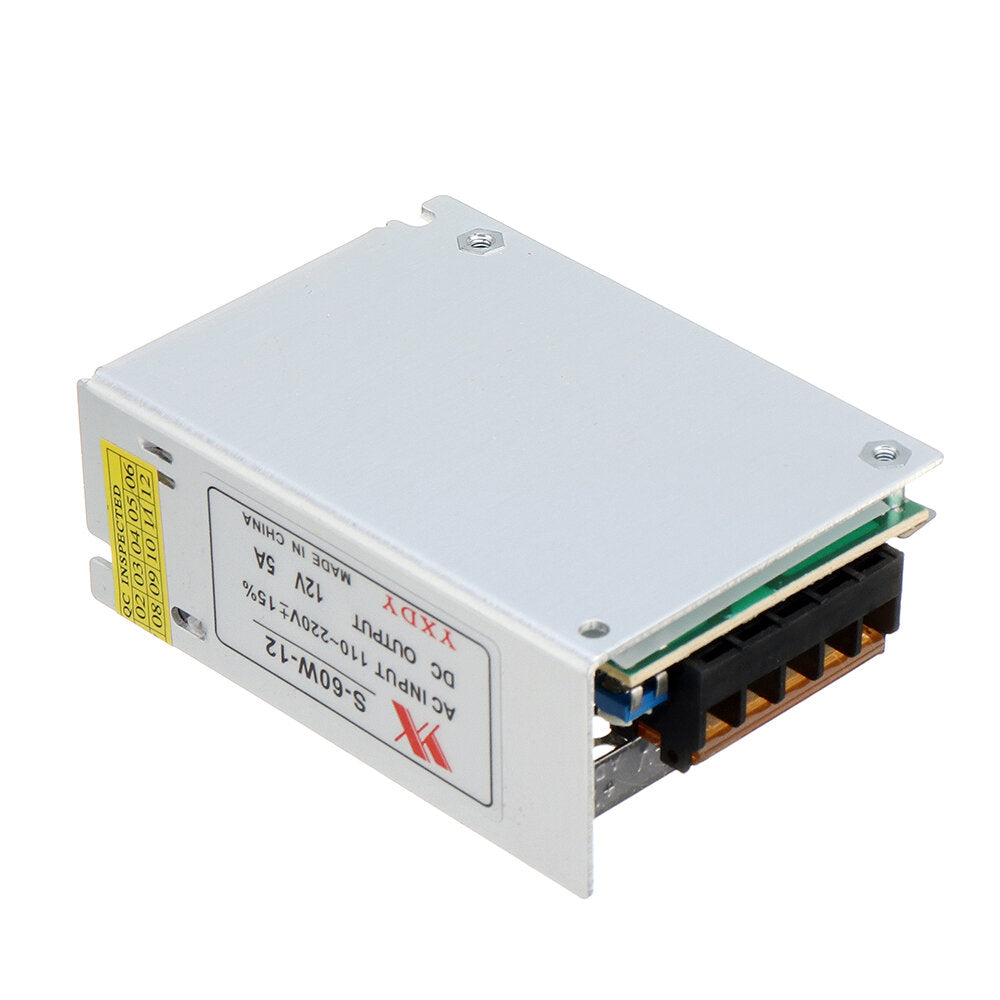 1pcs Geekcreit AC 100-240V to DC 12V 5A 60W Switching Power Supply Module Driver Adapter LED Strip Light