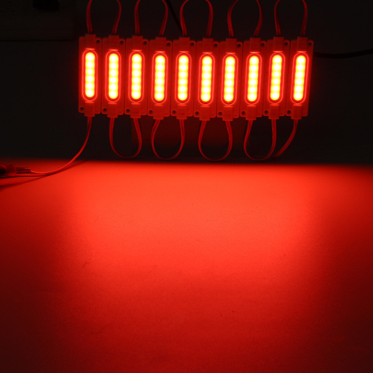 10 PCS Waterproof COB Injection LED Module Strip Light Window Store Front Lighting Lamp DC12V