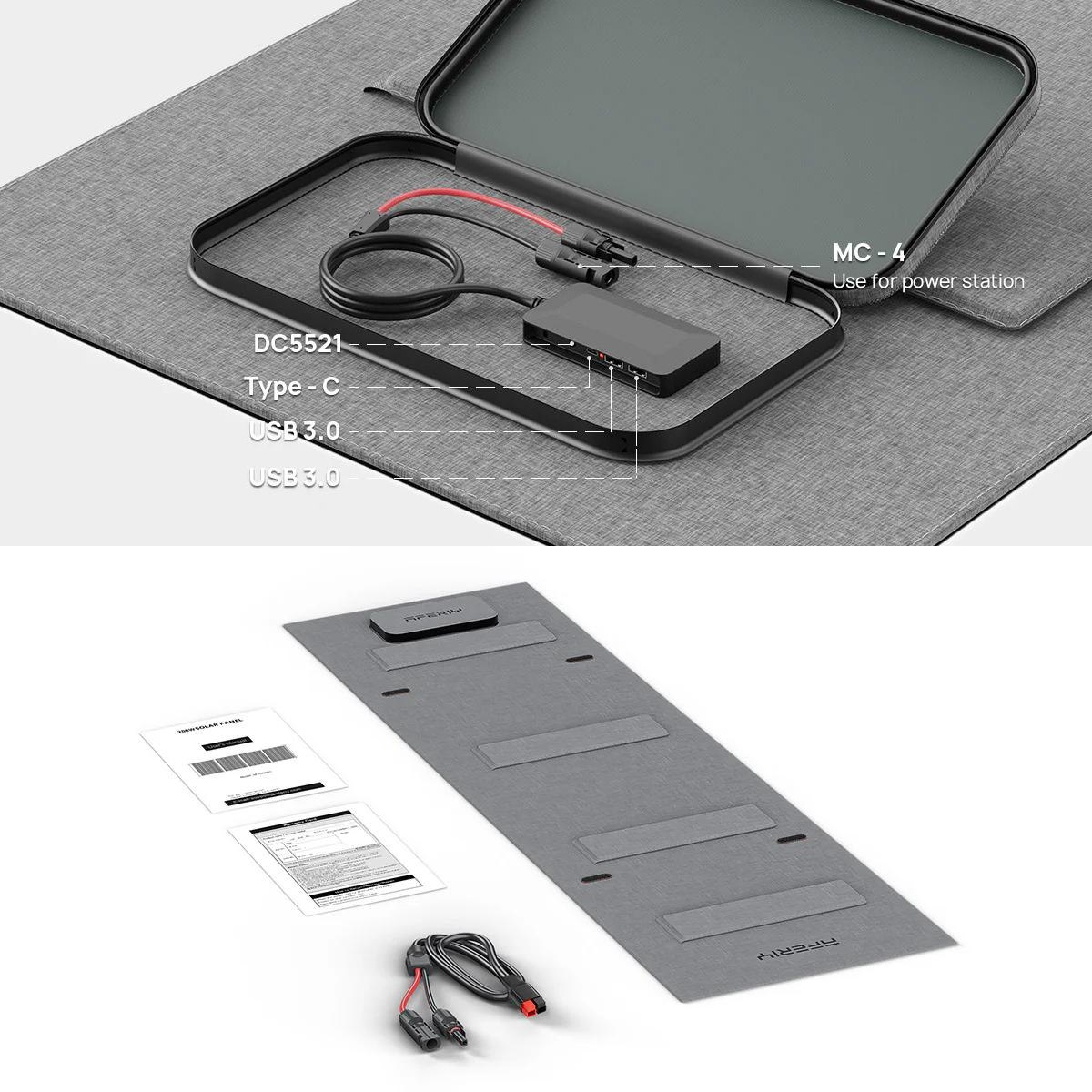 2400W 2048Wh LiFePO4 Portable Power Station with 1 x 200W Solar Panel, UK Plug, App Control & UPS for Camping & Home Backup