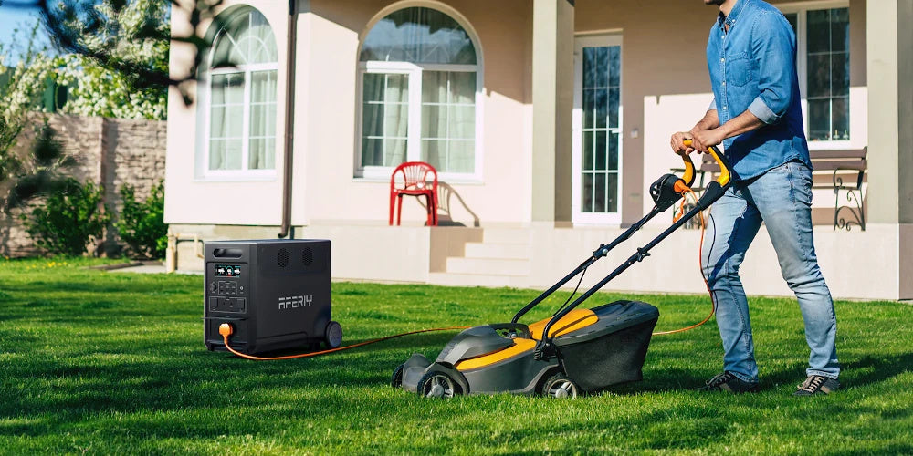 3600W 3840Wh LiFePO4 Portable Power Station, Optional 1 or 2 Expansion Batteries, App Control, UPS & Wheels for Home Backup & RV