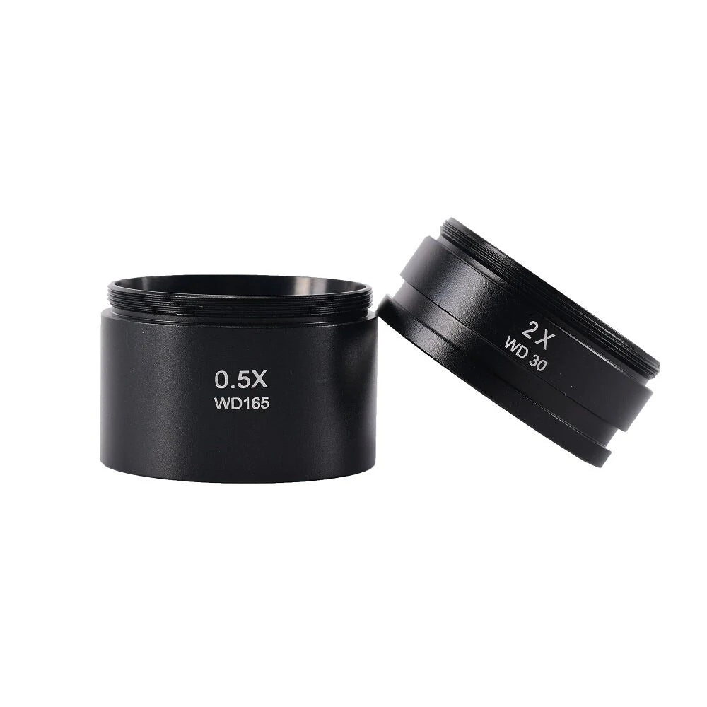 3.5~90X Zoom Magnification Stereo Microscope 16MP Camera Microscope For Industrial PCB Repair Sturdy All-metal Pillar Stand Powerful 56-LED Ring Light