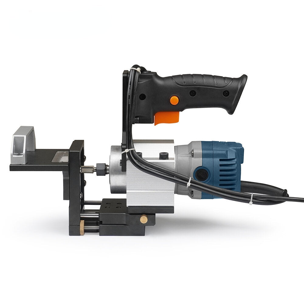 2-In-1 Slotting Adjustable Wood Trimming Machine Holder Eletric Trimmer Holder Bracket for 65mm Trimming Machine