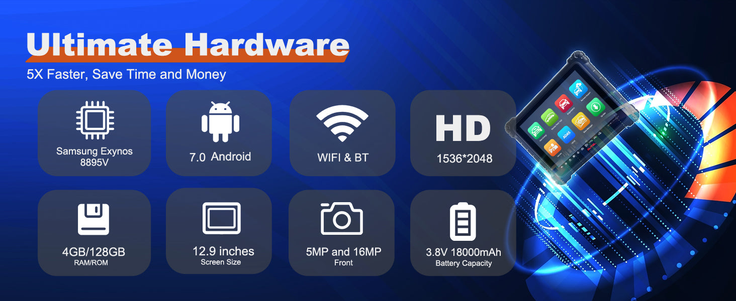 Ultra EV Advanced Diagnostics Tool High Voltage System Battery Pack Analysis Online ECU Programming Coding 5-in-1 VCMI RP1210 J2534 CAN FD