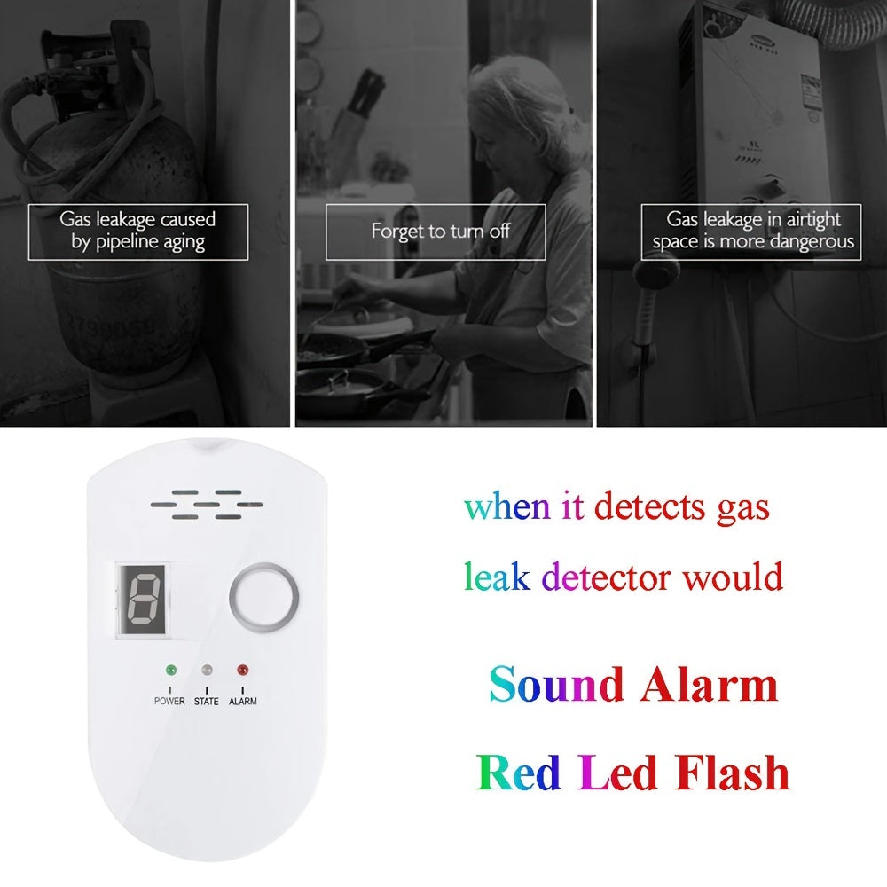 Gas Detector With Leak Alarming For Small Building and Kitchen Range
