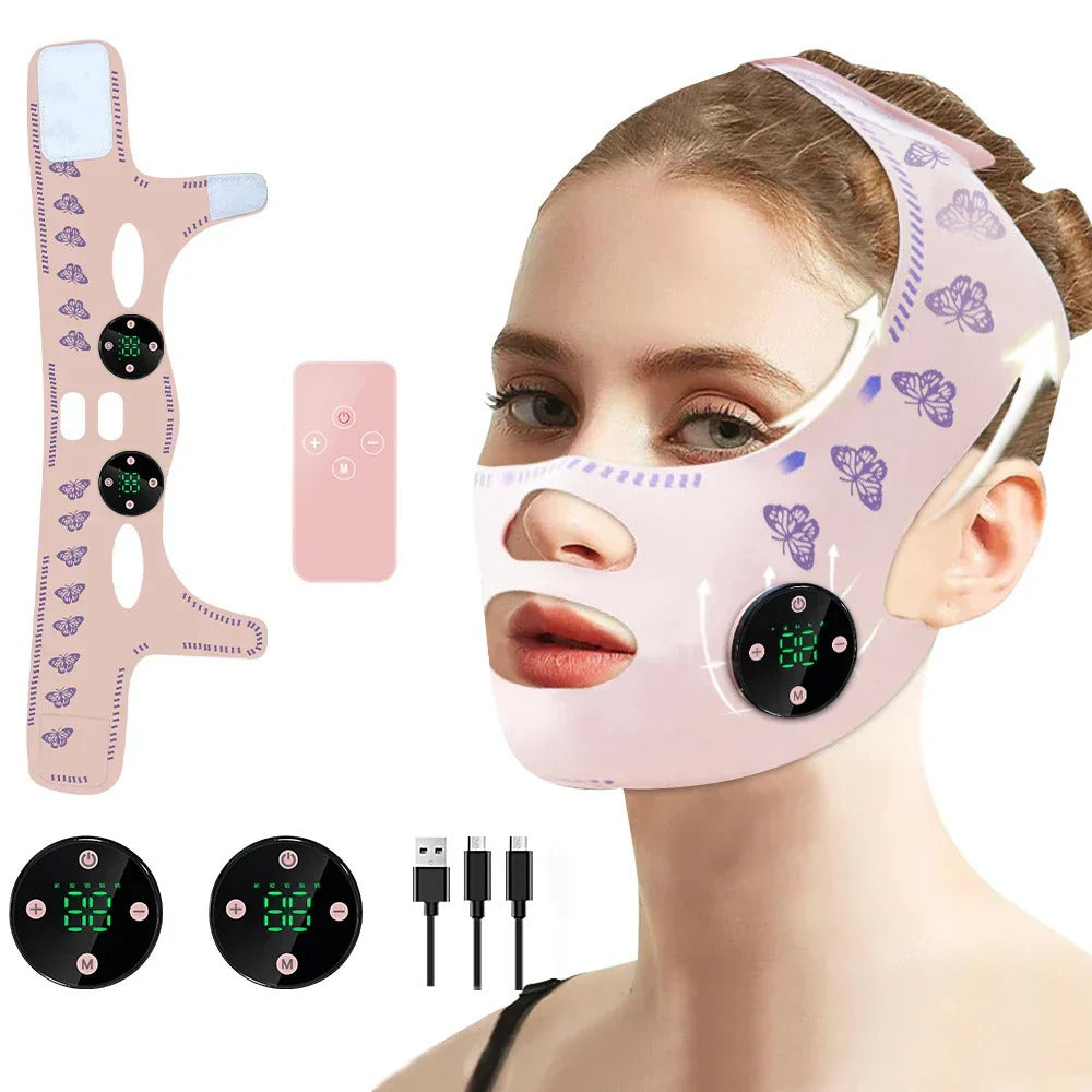 USB Rechargeable EMS Lifting Device - Plastic, One Unit, Effective Facial Treatment