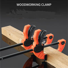 6-Inch Ratcheting F Clamp with Nylon Jaws, 160mm Clamping Capacity, Strong & Lightweight, 1 or 2 PCS Options